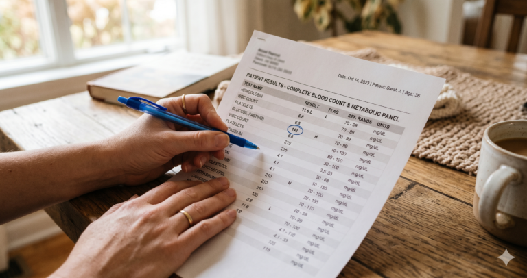 how to read blood test report